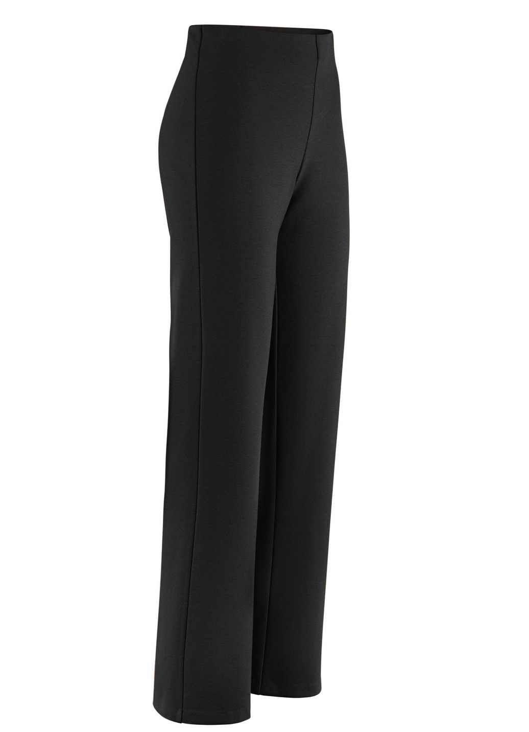 Jerseyhose mit ausgestellter Fußweite, Schwarz, Größe 50 von KLAUS MODELLE