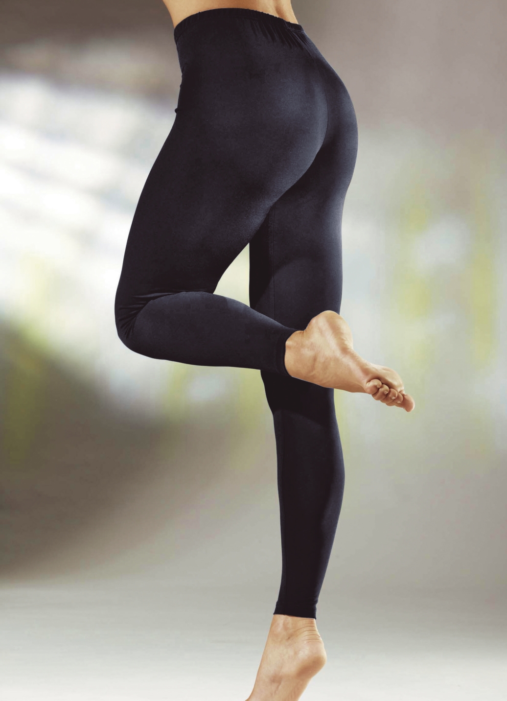 Leggings mit bequemem Dehnbund, Anthrazit, Größe 48 von KLAUS MODELLE