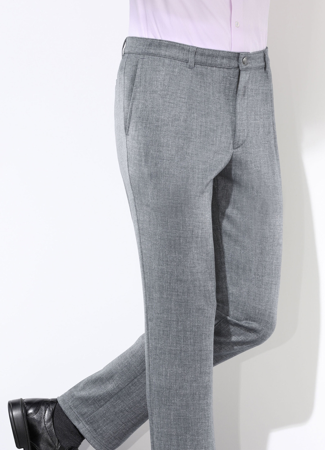 "Klaus Modelle"-Hose in 4 Farben, Hellgrau Meliert, Größe 24 "Klaus Modelle"-Hose in 4 Farben, Hellgrau Meliert, Größe 24 von KLAUS MODELLE