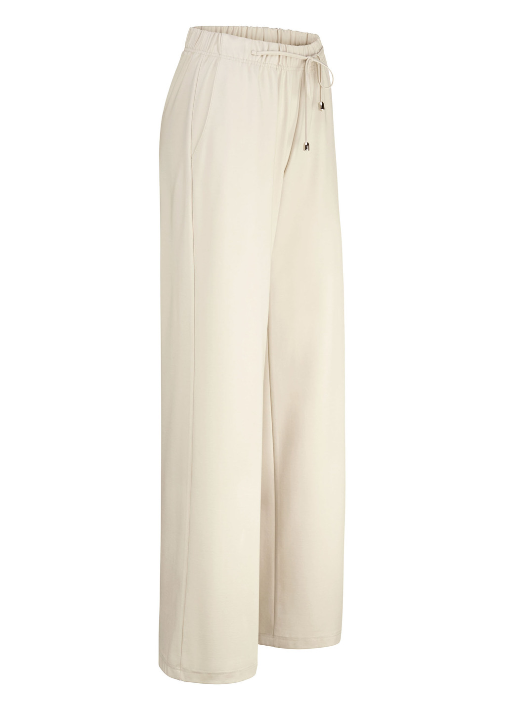 Angesagte Hose in modischer Weite, Beige, Größe 48 von KLAUS MODELLE
