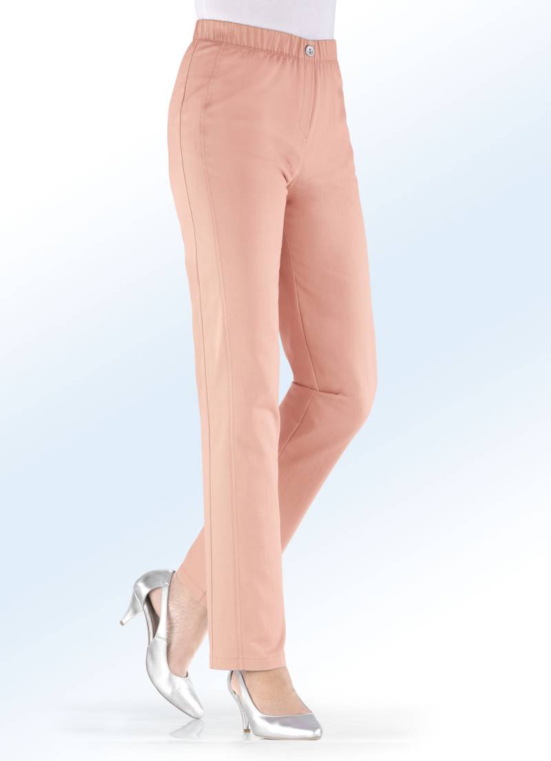 Hose in Jeans-Optik, Apricot, Größe 24 von KLAUS MODELLE