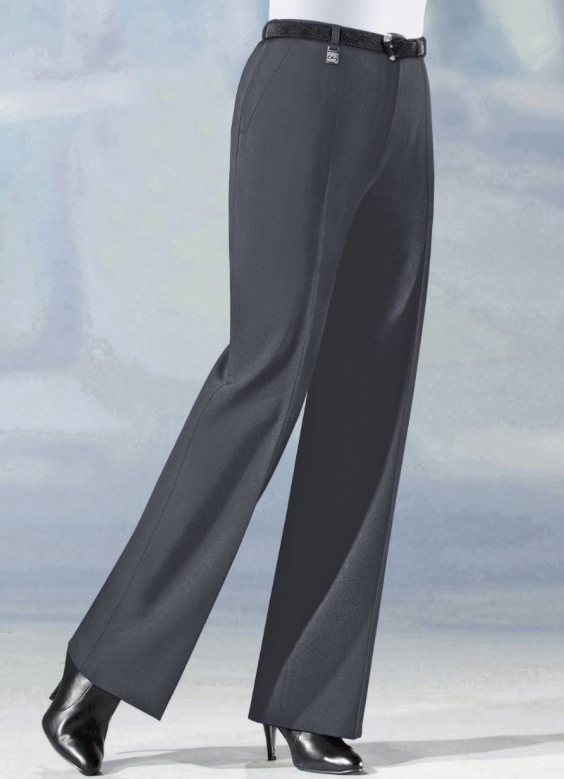 Hose in angesagter Marlene-Form in 6 Farben, Dunkelgrau, Größe 92 von KLAUS MODELLE