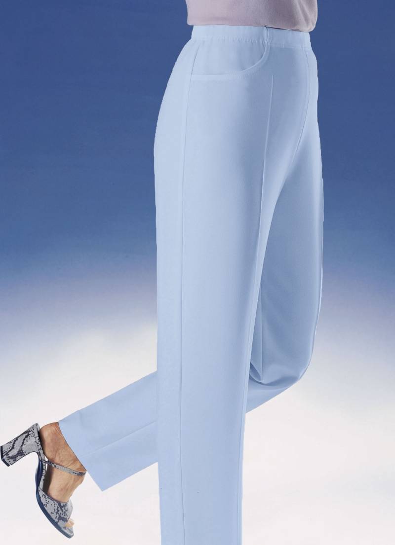 Hose mit praktischen Seitentaschen in 9 Farben, Bleu, Größe 44 von KLAUS MODELLE