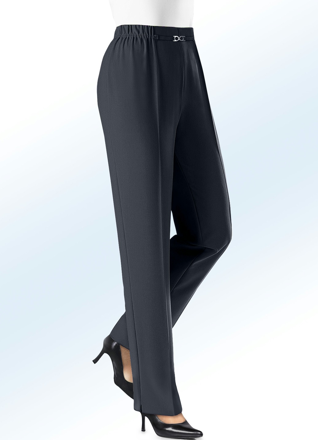 Hose mit weiterem Hüftumfang, Anthrazit Mel., Größe 544 Hose mit weiterem Hüftumfang, Anthrazit Mel., Größe 544 von KLAUS MODELLE