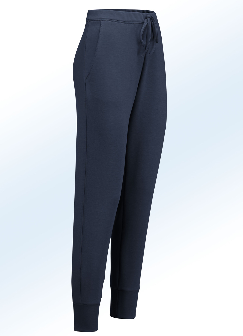 Jerseyhose im stadttauglichen Joggpant-Style, Marine, Größe 38 von KLAUS MODELLE