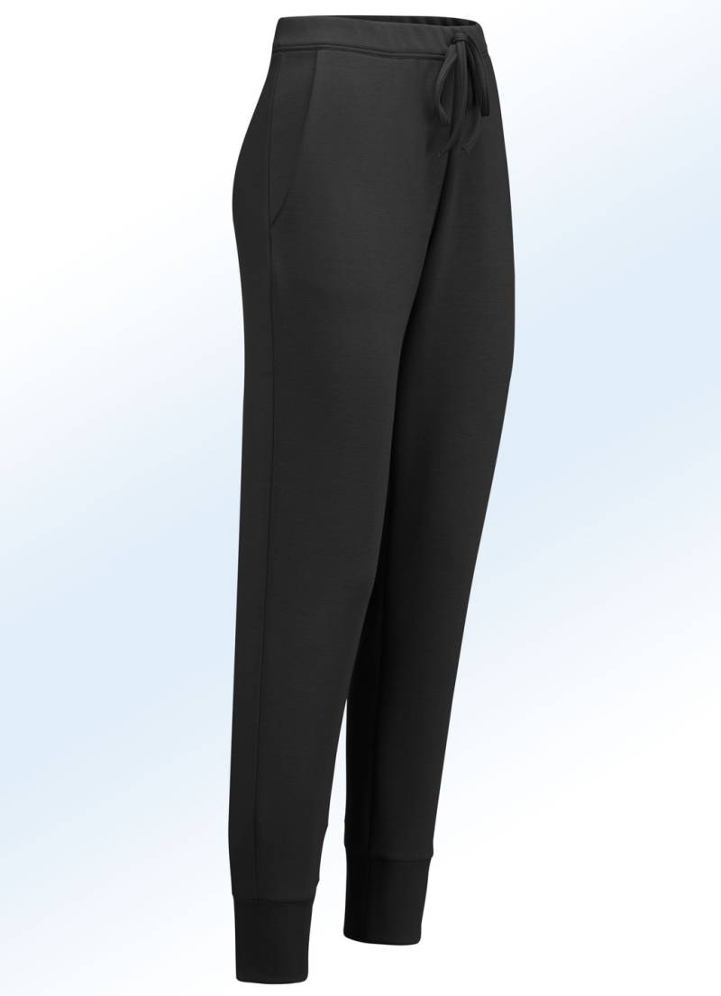Jerseyhose im stadttauglichen Joggpant-Style, Schwarz, Größe 36 von KLAUS MODELLE