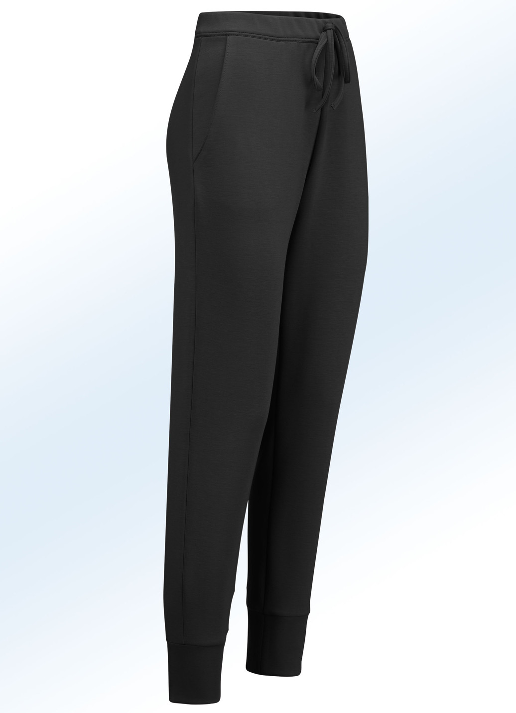 Jerseyhose im stadttauglichen Joggpant-Style, Schwarz, Größe 48 von KLAUS MODELLE