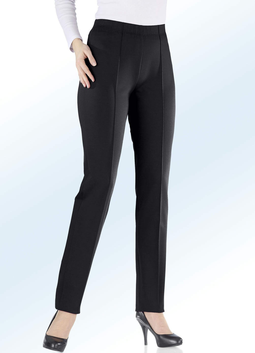 Jerseyhose in 9 Farben, Schwarz, Größe 235 von KLAUS MODELLE