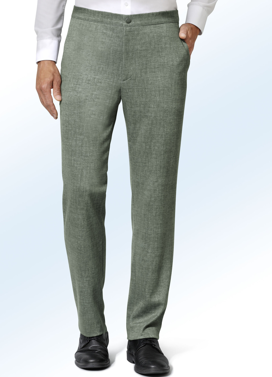 "Klaus Modelle"-Hose in 3 Farben, Oliv, Größe 32 von KLAUS MODELLE