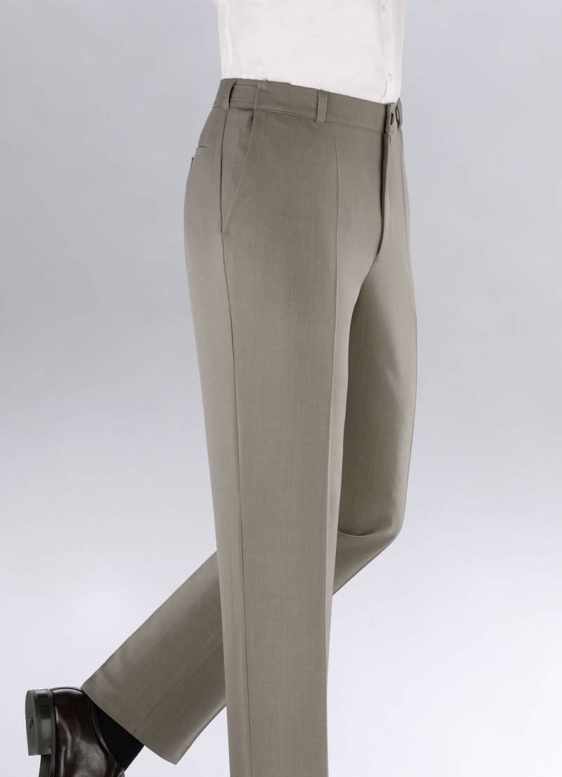 "Klaus-Modelle"-Hose in 4 Farben, Schilfgrün Meliert, Größe 48 von KLAUS MODELLE