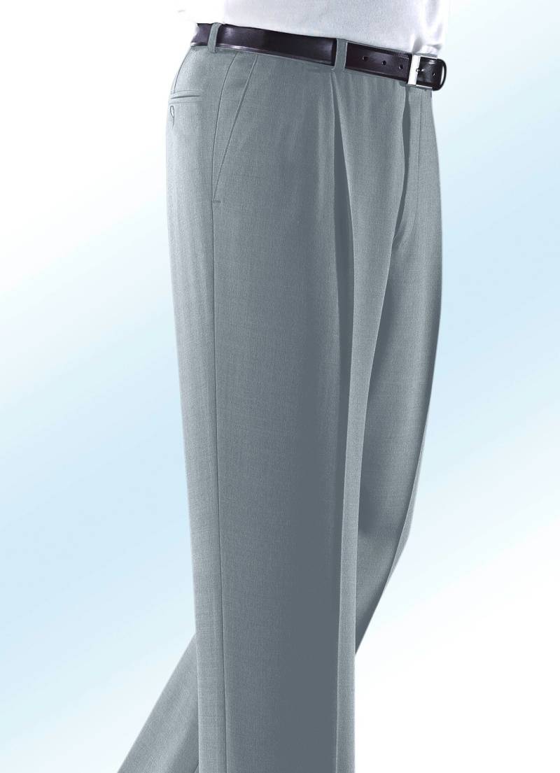 "Klaus Modelle"-Hose mit Dehnbund in 3 Farben, Mittelgrau, Größe 102 von KLAUS MODELLE