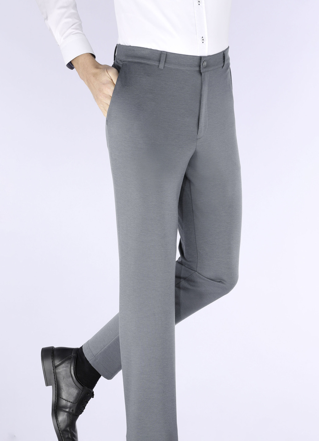 "Klaus Modelle"-Superstretch-Hose in 4 Farben, Graublau Meliert, Größe 24 "Klaus Modelle"-Superstretch-Hose in 4 Farben, Graublau Meliert, Größe 24 von KLAUS MODELLE