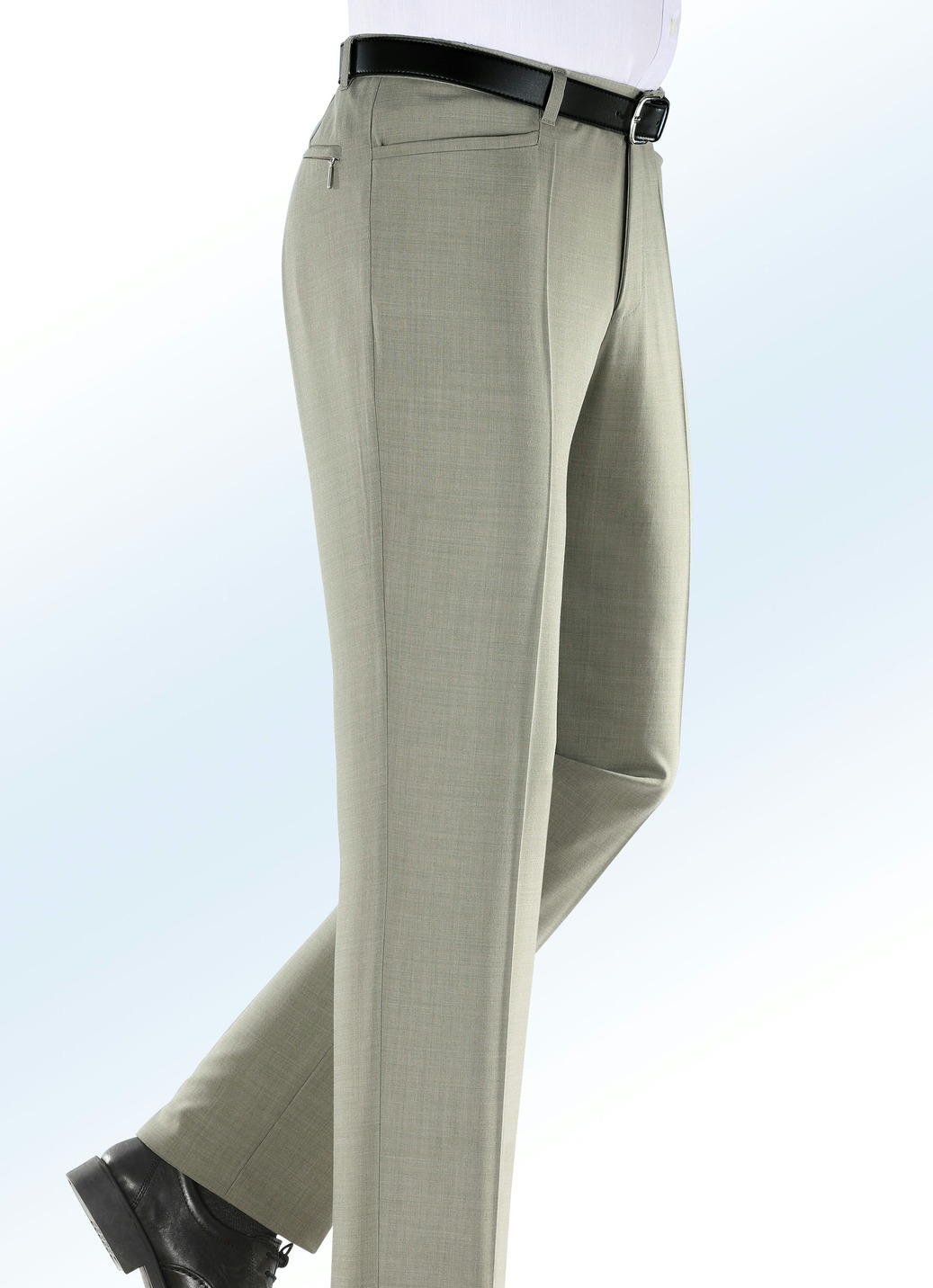 "Klaus Modelle"-Unterbauch-Hose in 4 Farben, Schilfgrün Meliert, Größe 26 "Klaus Modelle"-Unterbauch-Hose in 4 Farben, Schilfgrün Meliert, Größe 26 von KLAUS MODELLE
