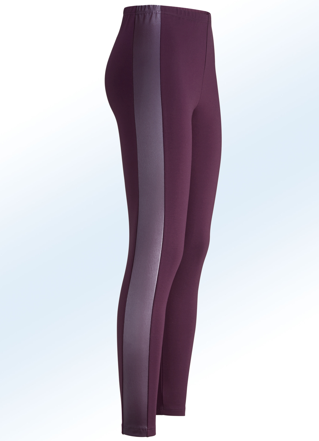 Leggings im interresanten Materialmix, Bordeaux, Größe 23 von KLAUS MODELLE