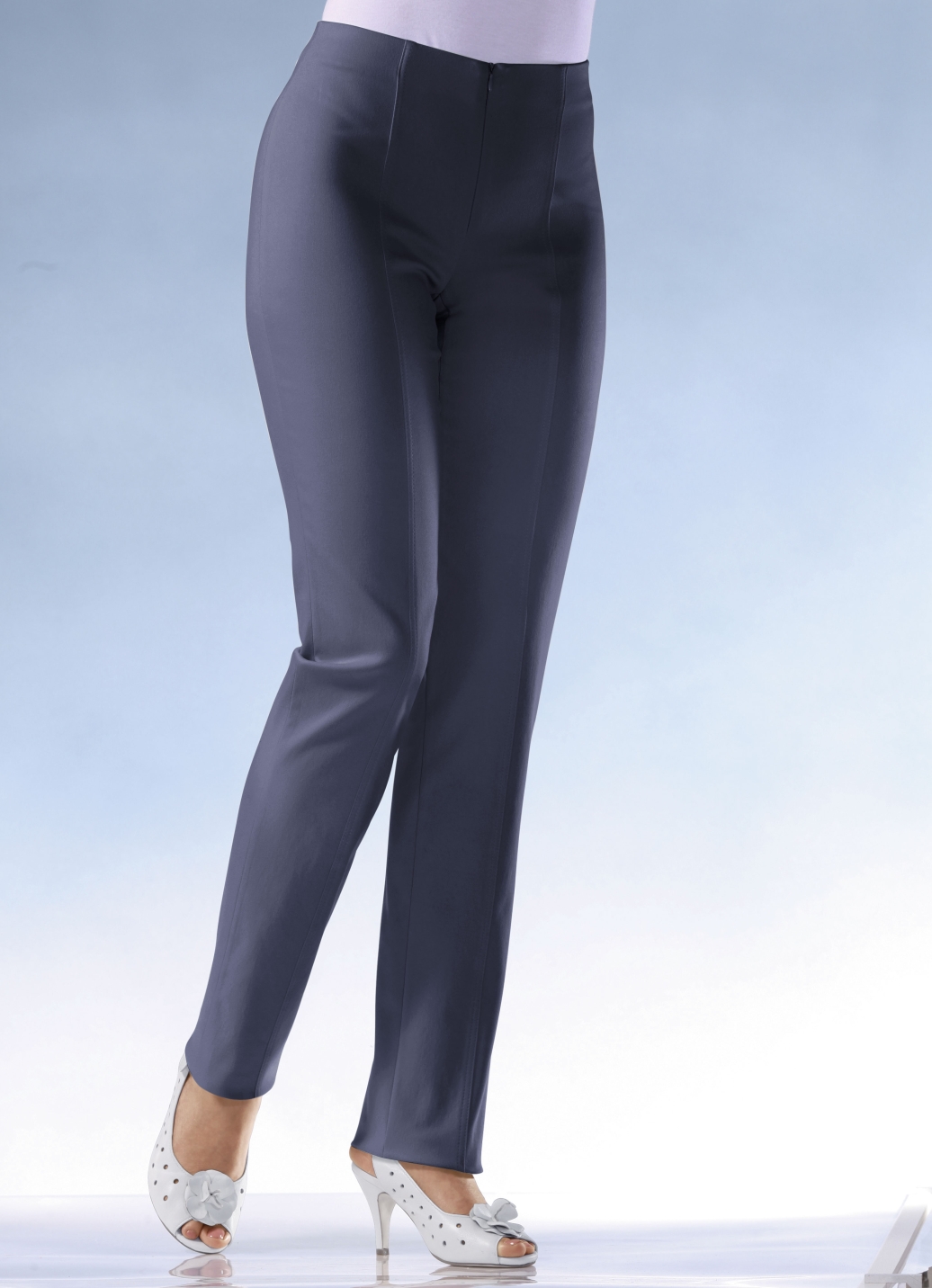 Soft-Stretch-Hose in 11 Farben, Marine, Größe 215 von KLAUS MODELLE