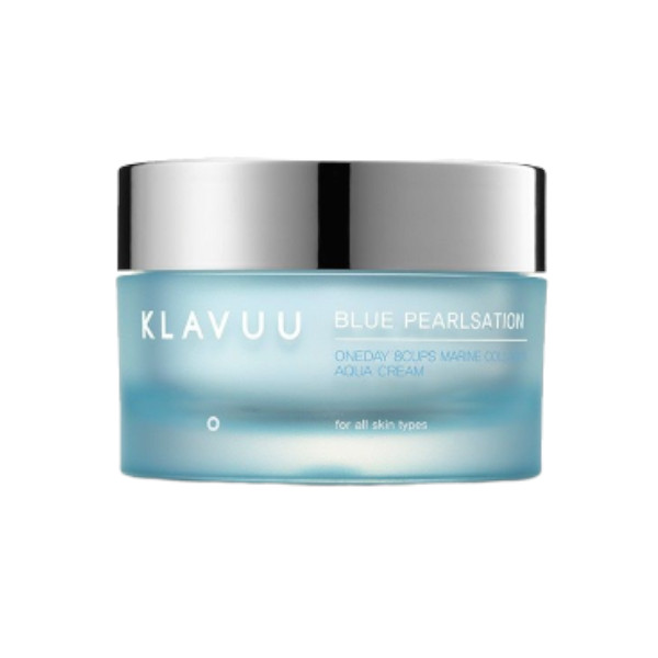 KLAVUU - Blue Pearlsation One day 8 cups Marine Collagen Aqua Cream - 50ml von KLAVUU