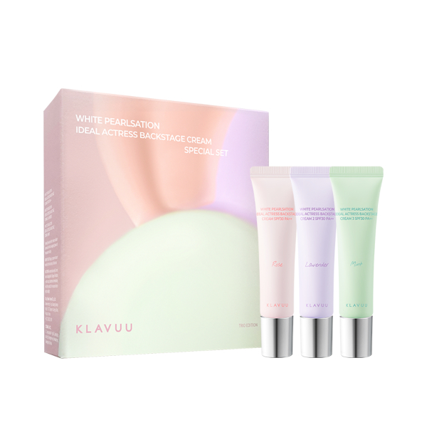 KLAVUU - White Pearlsation Ideal Actress Backstage Cream Special Set(Renewal) - 10ml*3 von KLAVUU