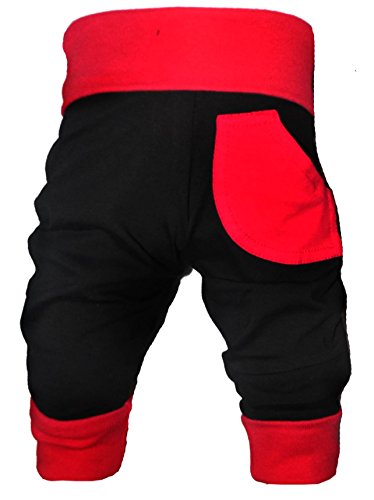 KLEINER FRATZ Baby Pumphose (Farbe schwarz-rot) (Größe 110-122) von Kleiner Fratz