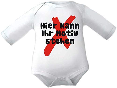 Kleiner Fratz Body Baby 1/1-Arm mit eigenem Wunschtext (Gr. 86/92) von Kleiner Fratz