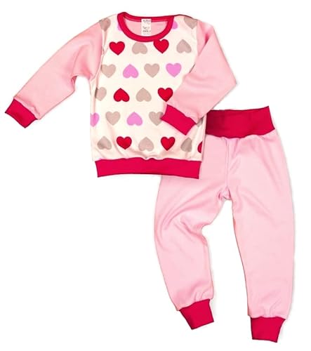 KLEKLE Baby Mädchen und Jungen 2-teiliges Schlafanzug - Kinder Pyjamas - Schlafanzug Langarm - 100% Baumwolle von KLEKLE