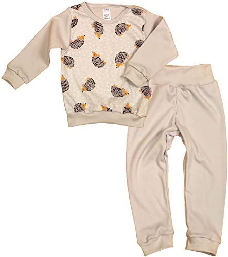 KLEKLE Baby Mädchen und Jungen 2-teiliges Schlafanzug - Kinder Pyjamas - Schlafanzug Langarm - 100% Baumwolle von KLEKLE
