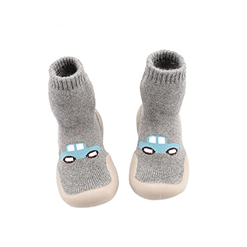 KLGR Socken Schuhe Baby Lauflernschuhe Jungen Krabbelschuhe Mädchen Kleinkind Schuhe Verdicken Sockenschuhe Warme Babyschuhe Weicher Boden Bodensocken Krabbelschuhe von KLGR