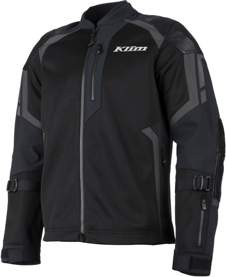 KLIM Motorradjacke Induction Pro 2025 Perforierte Motorrad Mesh Leder-/Textiljacke Rückenprotektor enthalten,Perforiert von KLIM