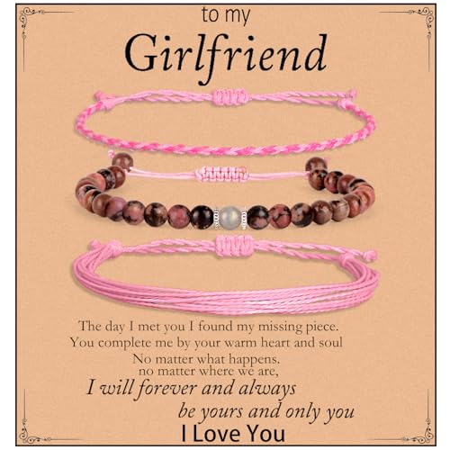 KLIYBGTHIJTP Heil-Armbänder, 6 mm, mattschwarzer Onyx, schwarze Perlenarmbänder für Männer und Frauen, mit 2 größenverstellbaren Armbändern, 6 mm, Stein von KLIYBGTHIJTP