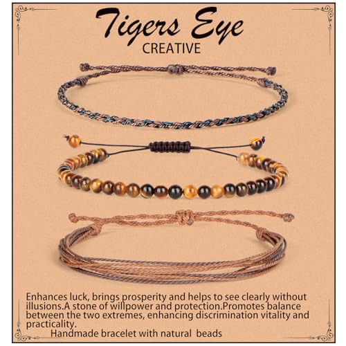 KLIYBGTHIJTP Heil-Armbänder, 6 mm, mattschwarzer Onyx, schwarze Perlenarmbänder für Männer und Frauen, mit 2 größenverstellbaren Armbändern, 8 mm, Stein von KLIYBGTHIJTP