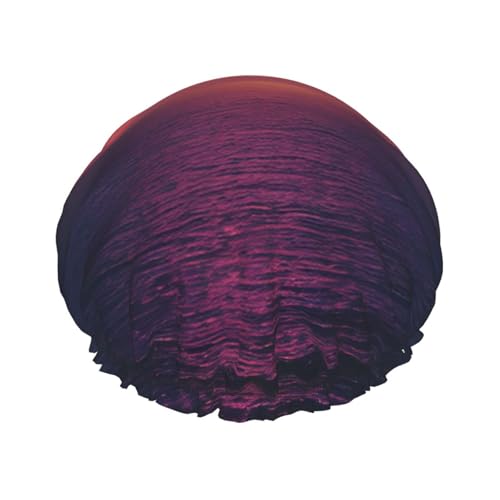 Bright Moon at Sea Hippie-Druck, leichte Duschhaube für Damen und Herren, wiederverwendbar, weicher Hut und Badehaarkappe von KLJnmbb