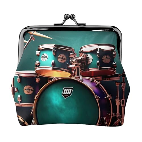 Cool Drum Set Print Exquisite Kiss Lock Wallet Compact Versatile Women Coin Purse Small Zipper Pouch Cool Drum Set Print Exquisite Kiss Lock Wallet Compact Versatile Women Coin Purse Small Zipper Pouch von KLJnmbb