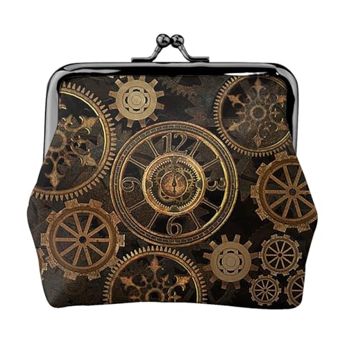 Gears Clock Bronze Century Print Exquisite Kiss Lock Wallet Compact Versatile Women Coin Purse Small Zipper Pouch Gears Clock Bronze Century Print Exquisite Kiss Lock Wallet Compact Versatile Women Coin Purse Small Zipper Pouch von KLJnmbb