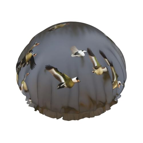 Jagd fliegende Wilde Enten Druck leichte Duschhaube für Damen und Herren Wiederverwendbare Mütze Weiche Mütze und Badehaarkappe Jagd fliegende Wilde Enten Druck leichte Duschhaube für Damen und Herren Wiederverwendbare Mütze Weiche Mütze und Badehaarkappe von KLJnmbb