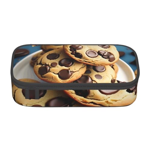 KLJnmbb Cookies Food Chocolate Chips Biscuits Print Travel Pencil Case 8.3 X 2 X 3.7 Inches Functional Storage Bag for Office Supplies KLJnmbb Cookies Food Chocolate Chips Biscuits Print Travel Pencil Case 8.3 X 2 X 3.7 Inches Functional Storage Bag for Office Supplies von KLJnmbb