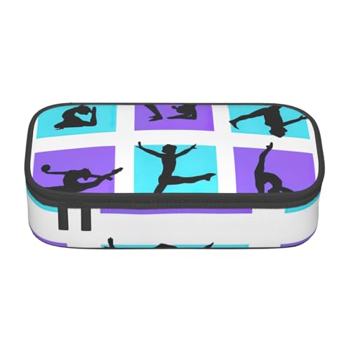 KLJnmbb Federmäppchen mit Gymnastik-Spieldruck, 21,6 x 5,1 x 9,4 cm, funktionale Aufbewahrungstasche für Bürobedarf KLJnmbb Federmäppchen mit Gymnastik-Spieldruck, 21,6 x 5,1 x 9,4 cm, funktionale Aufbewahrungstasche für Bürobedarf von KLJnmbb