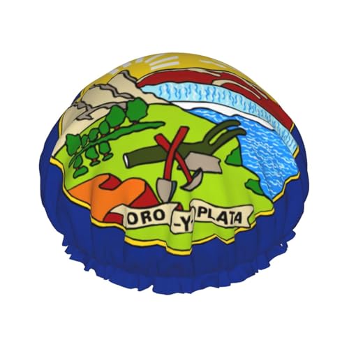 Montana State Flag Print Leichte Duschhaube für Damen und Herren Wiederverwendbare Mütze Weiche Mütze und Badehaarkappe von KLJnmbb