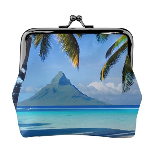 Tahiti Beaches Print Exquisite Kiss Lock Wallet Compact Versatile Women Coin Purse Small Zipper Pouch Tahiti Beaches Print Exquisite Kiss Lock Wallet Compact Versatile Women Coin Purse Small Zipper Pouch von KLJnmbb