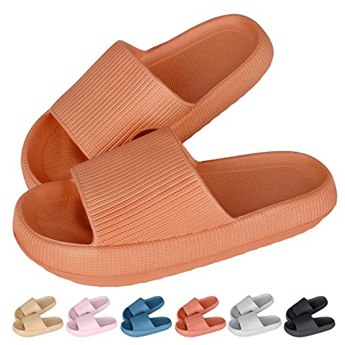 Cloud Sliders für Frauen Männer, Cozislippers Original Sliders Hausschuhe Wolke Schuhe für rutschfeste schnell trocknende Duschrutschen Badezimmersandalen, Kissen Hausschuhe bequem mit dicker Sohle von KLKIT