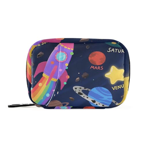 1 (458) Pillenbeutel für Reisen, wiederverwendbar, mit abnehmbaren Fächern, praktische Medikamenten-Reisetasche für Geldbörse von KLL