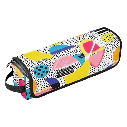 2-in-1-Haar-Werkzeug-Organizer mit Eisenmatte, tragbarer Haarstyling-Werkzeug-Organizer für Lockenstab Glätteisen, flacher Haartrockner, Obst, geometrischer Stil, tragbare Reiseutensilien von KLL