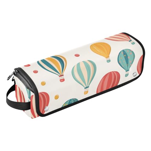 2-in-1-Haar-Werkzeug-Organizer und hitzebeständige Matte mit Reißverschluss, wasserdicht, flacher Lockenstab, Reise-Organizer für heiße Werkzeuge, Lockenstab und Glätteisen, Haarvolumizer, bunter von KLL