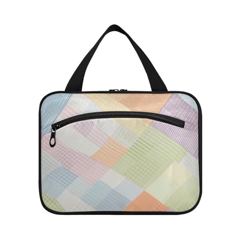 A Closeup of The Gingham-Muster Hängende Kosmetiktasche mit Haken, Designer-Mode-Taschen für Herren für Reisezubehör, Badezimmer, Estuches para maquillaje L A Closeup of The Gingham-Muster Hängende Kosmetiktasche mit Haken, Designer-Mode-Taschen für Herren für Reisezubehör, Badezimmer, Estuches para maquillaje L von KLL