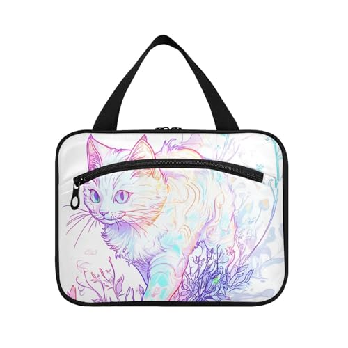 Beauty Ragdoll Cat Hängende Reisetasche für Männer mit Haken, Designer-Notwendigkeiten, Snack-Tasche für wichtige Dinge für Frauen, Kreuzfahrten, Bolsa para guardar maquillaje L von KLL