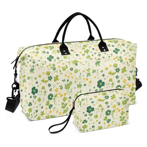 Bolso para Mujer Turnbeutel mit kleinem Blumenmotiv, mit verstellbarem Gurt, 2-teiliges Set von KLL