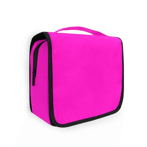 Bright Solid Hot Magenta Travel Bags for Women Toiletry with Hanging Hook Unisex Cosmetic Organizer Trip Bright Solid Hot Magenta Travel Bags for Women Toiletry with Hanging Hook Unisex Cosmetic Organizer Trip von KLL