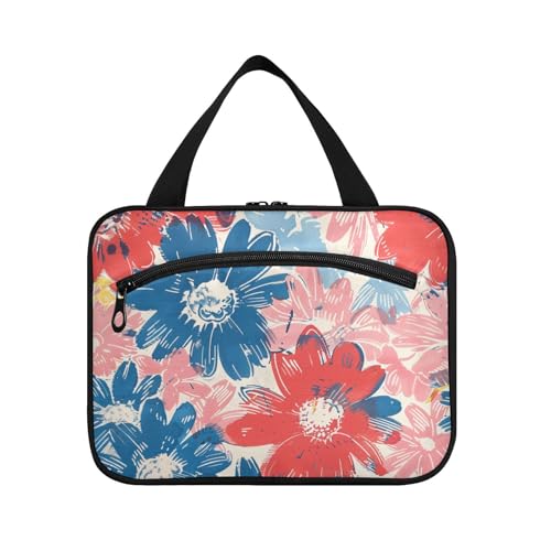 Bunte Reisetasche zum Aufhängen mit Haken, kompakte Designer-Reisetasche, Kulturbeutel für Damen, ein Muss für Reisen, Organizer de maquillaje para L von KLL