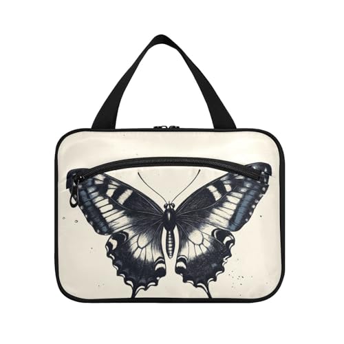 Butterfly Illustration Art Schwarze Hängetasche für Männer mit Haken, Designer-Accessoires, Hautpflege-Tasche für Accessoires, Must Haves Arbeit, estuche de maquillaje para Mujer L Butterfly Illustration Art Schwarze Hängetasche für Männer mit Haken, Designer-Accessoires, Hautpflege-Tasche für Accessoires, Must Haves Arbeit, estuche de maquillaje para Mujer L von KLL