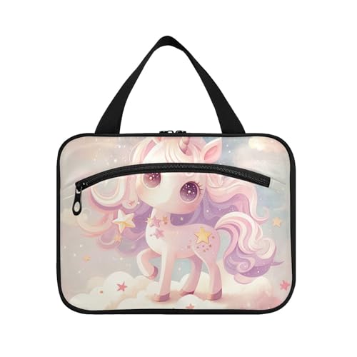 Chibi Kulturbeutel mit niedlichem Meerjungfrau-Design, bunt, zum Aufhängen, Reisen, mit Haken, wasserdichte Designer-Tasche mit Fächern für Damen, Hotel, Bolsos Para, Hombre L von KLL