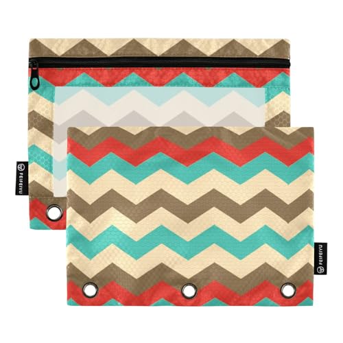 Christmas Dp-08 Binder Pocket Folders Binder Pencil Case for Three Rings Binder Pockets with 3 Holes for Student Home Travel Cards Storage Container, Weihnachten Dp-08, 1 sizex2, Cartoon von KLL