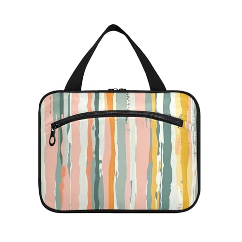 Farbige, vertikale Graffiti-Make-up-Tasche zum Aufhängen, große Make-up-Tasche mit Haken, wasserdichte Designer-Rasiertasche für Herren, für Papa, Arbeit, Bolso, Viajero para Mujer L von KLL